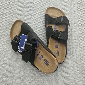Sandals Birkenstock Arizona Suede Black  - EUR 35